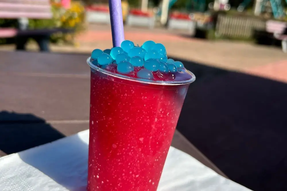Slush mit blauen Bubbles