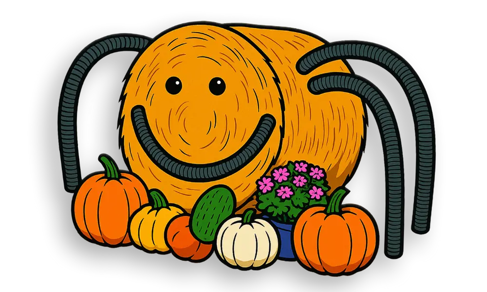 spinne-halloween-potts-park Artwork einer Spinne