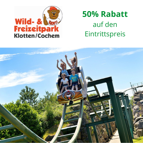 Klotti - Grafik für Website Gutschein für FORT FUN Abenteuerland